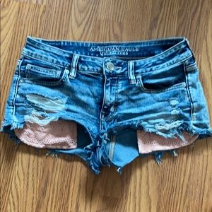 American eagle jean shorts size 6